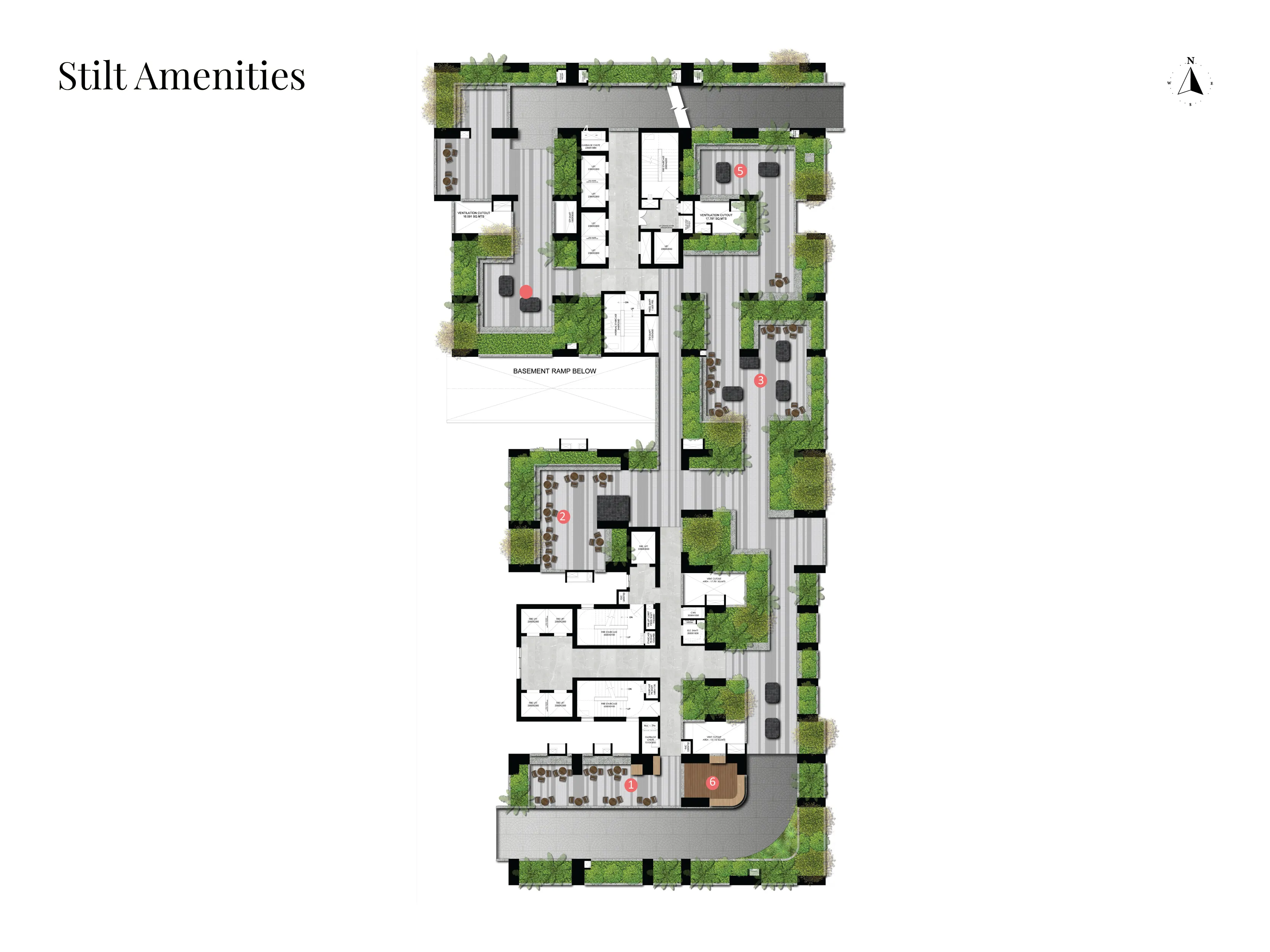 Stilt Level Amenities