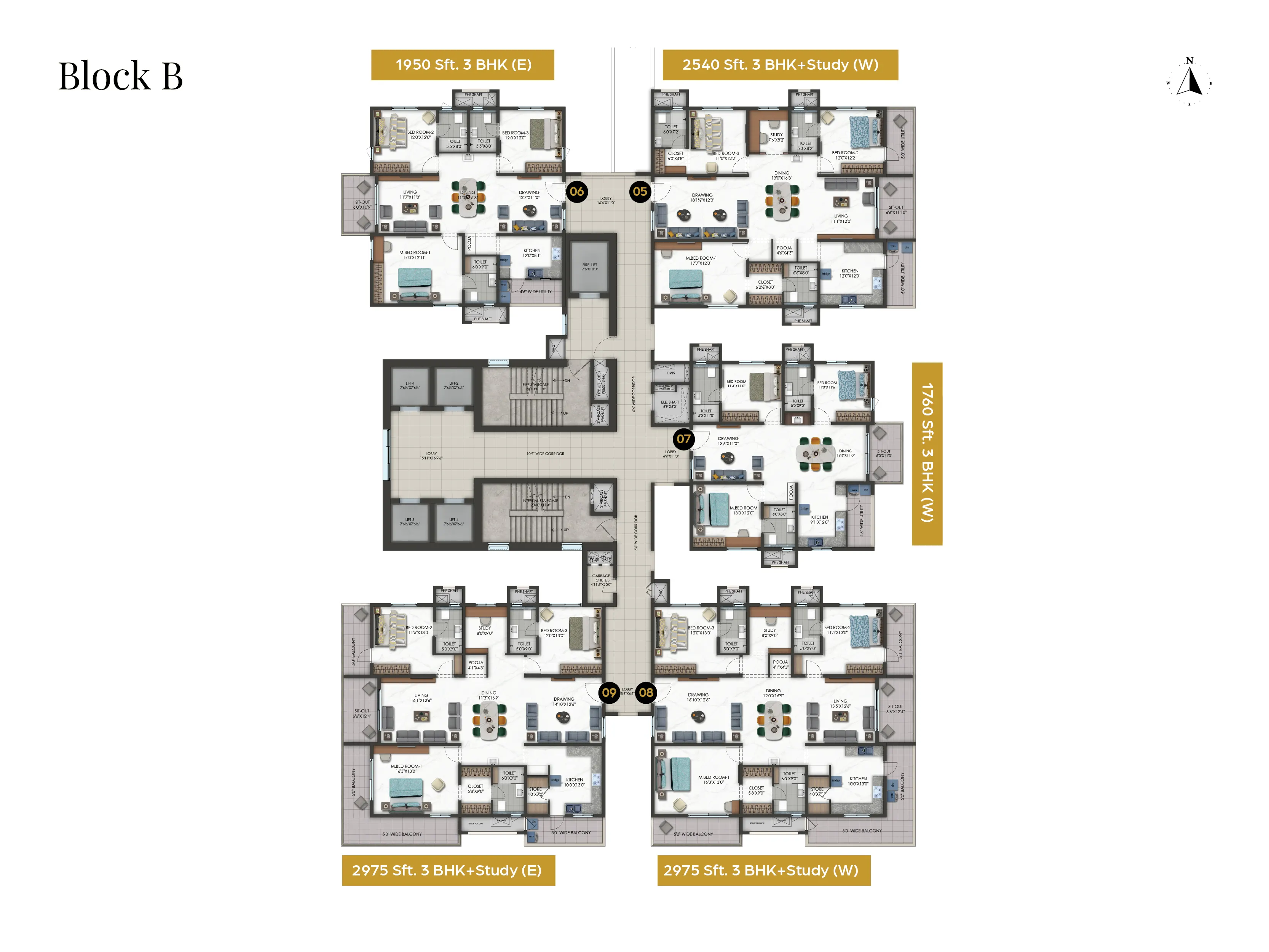 Tower B Floor Plan Alternate